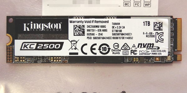 Kingston SSD 2,5 intern KC2500 1 TB