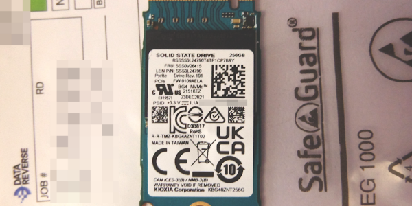 Lenovo V50t gen. 2 m2 SSD 256 GB Daten formatiert