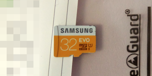 Samsung microSD 32GB wiederhergestellt