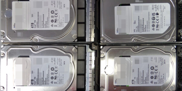 Seagate Acht HDDs aus RAID 5 Dell Rack Server