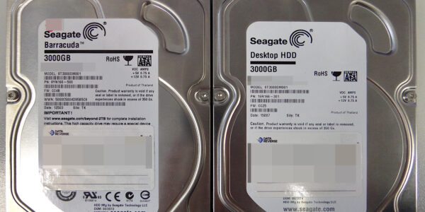 Erfolgreich wiederhergestellt Seagate BarraCuda 3000 GB RAID 0 Zyxel RAID