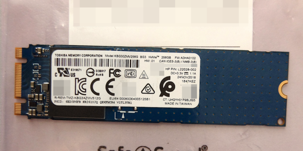 Datenrettung von Toshiba SSD interne M.2 wird nicht erkannt