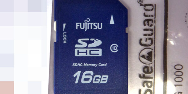 Fujitsu SD-Karte 16 GB SDHC Memory Card wiederhergestellt