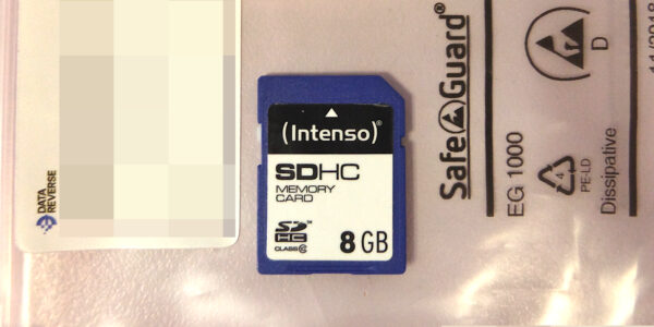 Intenso Memory Card SD-Karte vollständig gerettet