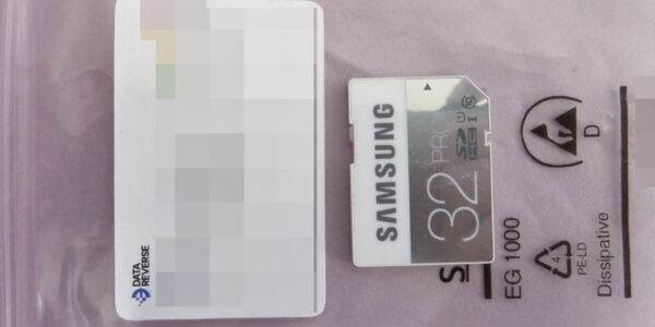 Samsung Pro 32 GB SD-Karte wiederhergestellt