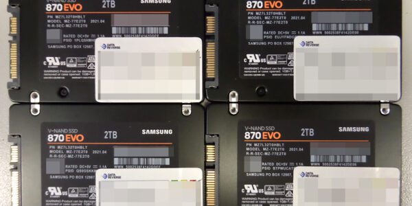 Samsung SSD RAID 5 Tower ZenPro Classic mit 4 2000 GB V-NAND SSD 870 EVO gerettet