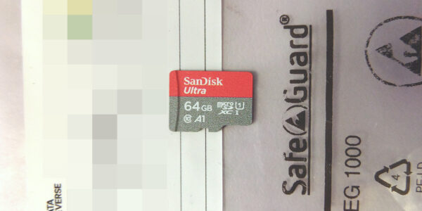 SanDisk microSD 64 GB wiederhergestellt