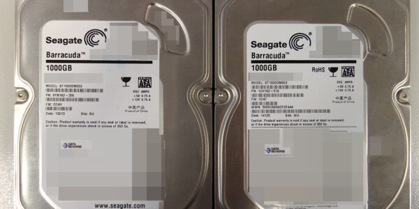 Seagate Barracuda 1000 GB Platinen vertauscht