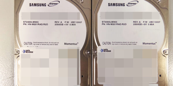 RAID 0 mit Samsung HDDs wiederhergestellt
