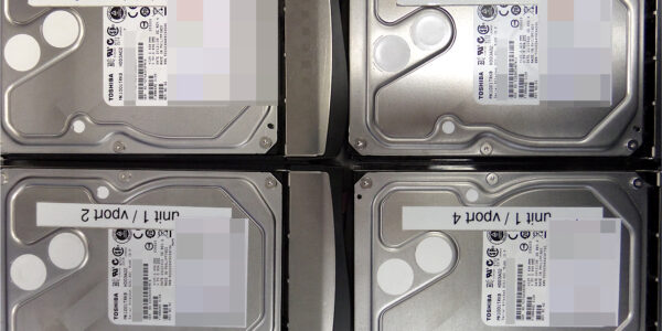 Toshiba RAID 5 mit 5 1000GB Festplatten gerettet